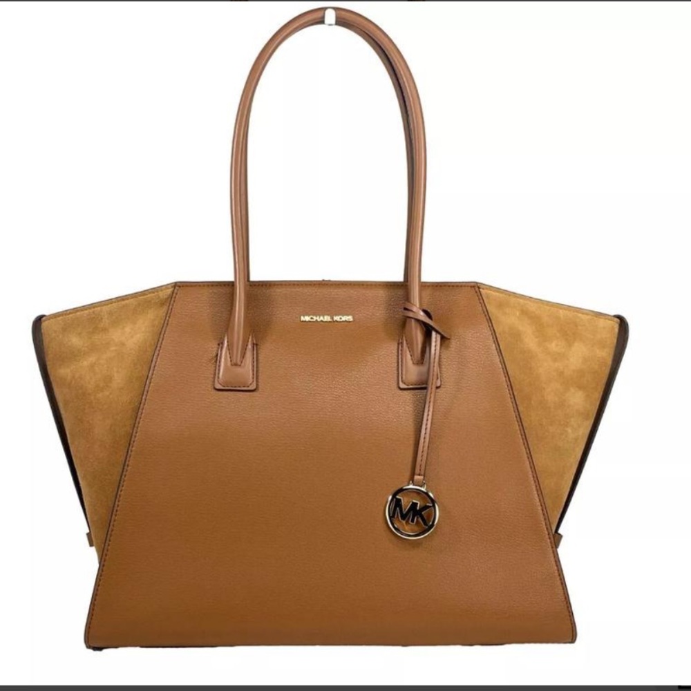 NWT Michael Kors Avril Leather Extra Large Tote Bag